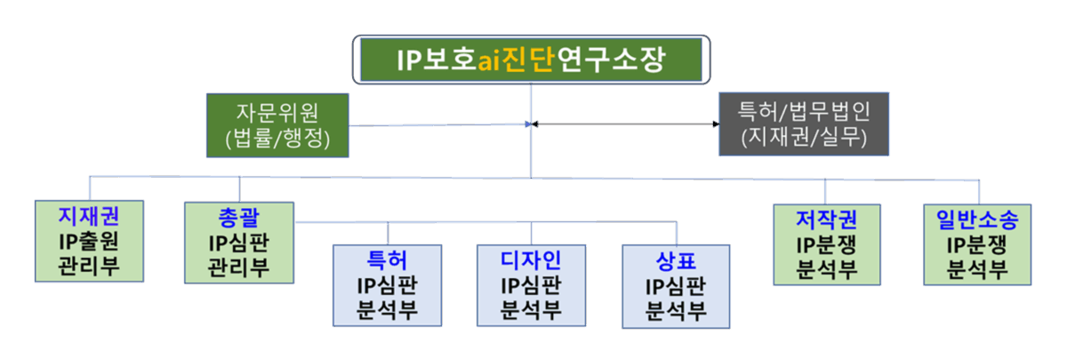 IP보호AI진단연구소 조직도